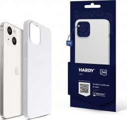  3MK Etui Hardy Silicone MagCase Silver-White Apple iPhone 15 Plus