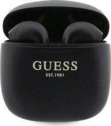 Słuchawki Guess Classic EST Logo czarne (GUTWST26PSK)