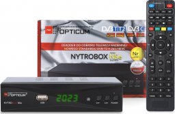 Tuner TV Opticum TUNER DVB-T2 OPTICUM NYTROBOX NSe H.265