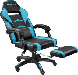 Krzesło biurowe Tectake Comodo Czarno-niebieskie