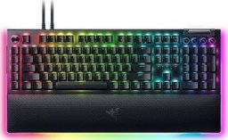 Klawiatura Razer Razer Mechanical Gaming Keyboard BlackWidow V4 Pro RGB LED light, NORD, Wired, Black, Yellow Switches, Numeric keypad