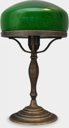 Lampa stołowa rzezbyzbrazu Lampa w Stylu Art Deco Zielona