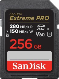 Karta SanDisk SanDisk Extreme Pro - Flash-Speicherkarte - 256 GB - Video Class V60 / UHS-II U3 / Class10 - microSDXC UHS-II
