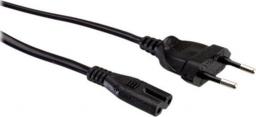 Kabel zasilający Value VALUE Power cord Euro plug 2p.BU 3m 118,11inch black - 19.99.2092