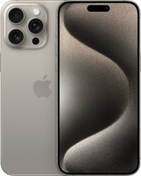 Smartfon Apple iPhone 15 Pro Max 512GB Natural Titanium (MU7E3)