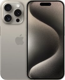 Smartfon Apple iPhone 15 Pro 128GB Natural Titanium (MTUX3)