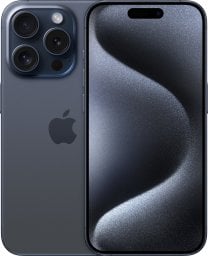 Smartfon Apple iPhone 15 Pro 256GB Blue Titanium (MTV63)
