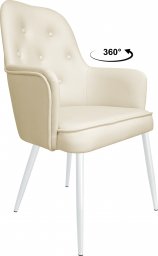  Atos Krzesło obrotowe SARA noga biała Vega02