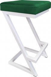  Atos Hoker krzesło barowe ZETA LOFT METAL podstawa biała MG25