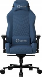 Fotel Lorgar LORGAR Ace 422, Gaming chair, Anti-stain durable fabric, 1.8 mm metal frame, multiblock mechanism, 4D armrests, 5 Star aluminium base, Class-4 gas lift, 75mm PU casters, Blue