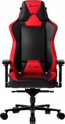 Fotel Lorgar LORGAR Base 311, Gaming chair, PU eco-leather, 1.8 mm metal frame, multiblock mechanism, 4D armrests, 5 Star aluminium base, Class-4 gas lift, 75mm PU casters, Black + red