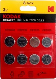  Kodak Baterie Kodak 4xCR2032, 2xCR2025, 2xCR2016
