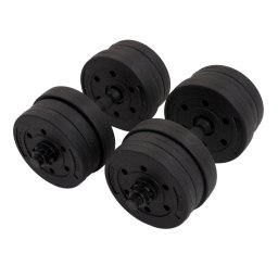 Zipro Sztanga i hantle z zestawem obciążeń bitumicznych 20 kg