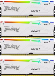 Pamięć Kingston Fury Beast RGB, DDR5, 64 GB, 5200MHz, CL40 (KF552C40BWAK4-64)