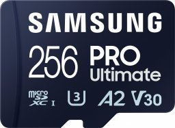 Karta Samsung Pro Ultimate MicroSDXC 256 GB Class 10 UHS-I/U3 A2 V30 (MB-MY256SA/WW)