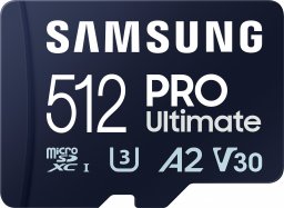 Karta Samsung Pro Ultimate SDXC 512 GB Class 10 UHS-I U3 A2 V30 (MB-MY512SA/WW)