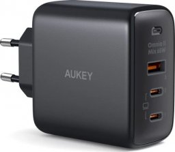 Ładowarka Aukey PA-B6T 1x USB-A 2x USB-C  (PA-B6T BK)