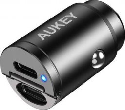 Ładowarka Aukey CC-A4 2x USB-C 3 A  (CC-A4 BK)