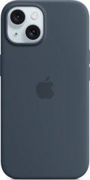 Apple Etui silikonowe z MagSafe do iPhonea 15 - sztormowy błękit