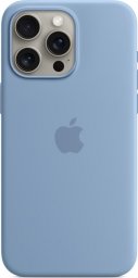  Apple Etui silikonowe z MagSafe do iPhonea 15 Pro Max - zimowy błękit