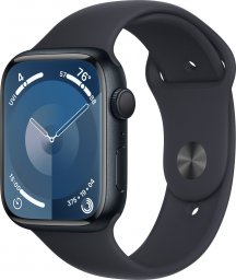 Smartwatch Apple Watch 9 45mm GPS Midnight Alu Sport S/M Granatowy  (MR993QP/A)