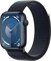 Smartwatch Apple Watch 9 45mm GPS Midnight Alu Sport Loop Granatowy  (MR9C3QP/A)