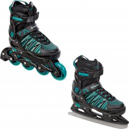 Rolki Raven Inlineskates Rolki Łyżwy 2w1 Regulowane RAVEN Vella 33-36