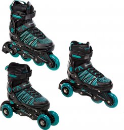 Rolki Raven Inlineskates Rolki Wrotki 3w1 Regulowane RAVEN Vella 33-36