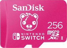 Karta SanDisk Nintendo Switch Fortnite MicroSDXC 256 GB Class 10 UHS-I/U3  (002154730000)