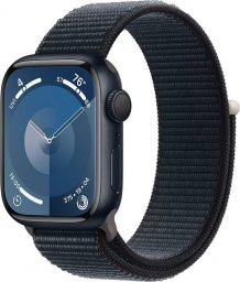 Smartwatch Apple Watch 9 GPS + Cellular 41mm  Midnight Alu Sport Loop Granatowy  (MRHU3QP/A)
