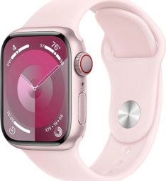 Smartwatch Apple Watch 9 GPS + Cellular 41mm Pink Alu Sport M/L Różowy  (MRJ03QP/A)