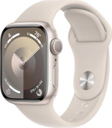 Smartwatch Apple Watch 9 41mm GPS Starlight Alu Sport M/L Beżowy (MR8U3QP/A)