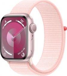 Smartwatch Apple Watch 9 41mm GPS Pink Alu Sport Loop Różowy  (MR953QP/A)