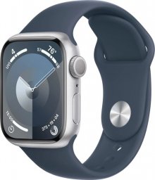 Smartwatch Apple Watch 9 41mm GPS Silver Alu Sport M/L Niebieski  (MR913QP/A)
