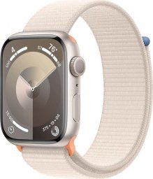 Smartwatch Apple Watch 9 45mm GPS Starlight Alu Sport Loop Beżowy  (MR983QP/A)