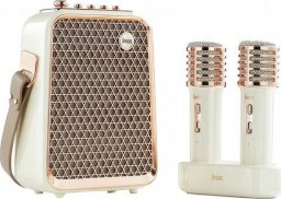 Głośnik Divoom Divoom SongBird-HQ - Przenośny głośnik Bluetooth z mikrofonami - white
