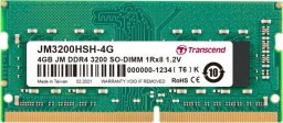 Pamięć do laptopa Transcend Transcend JetRam JM3200HSH-4G moduł pamięci 4 GB 1 x 4 GB DDR4 3200 Mhz