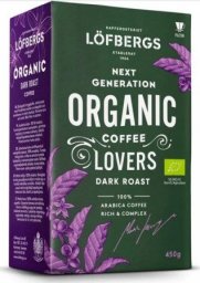 LOFBERGS LFBERGS Organic Dark - Kawa mielona 450gr