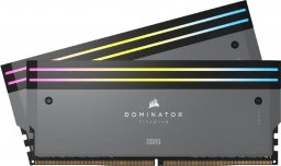 Pamięć Corsair Dominator Titanium RGB, DDR5, 64 GB, 6000MHz, CL30 (CMP64GX5M2B6000Z30)