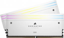 Pamięć Corsair Dominator Titanium RGB, DDR5, 32 GB, 6400MHz, CL32 (CMP32GX5M2B6400C32W)