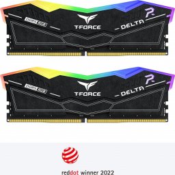Pamięć TeamGroup T-Force Delta RGB, DDR5, 48 GB, 8200MHz, CL38 (FF3D548G8200HC38EDC01)