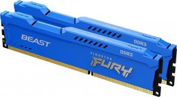 Pamięć Kingston Fury Beast, DDR3, 16 GB, 1600MHz, CL10 (KF316C10BK2/16)