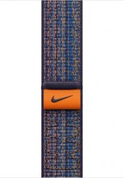  Apple Opaska sportowa Nike w kolorze sportowego błękitu/pomarańczowym do koperty 45 mm