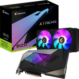 Karta graficzna Gigabyte GeForce RTX 4070 Ti Xtreme Waterforce 12GB GDDR6X (GV-N407TAORUSX W-12GD)
