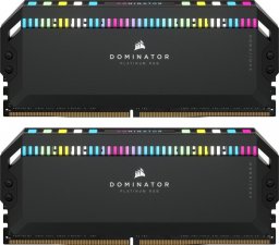 Pamięć Corsair Dominator Platinum RGB, DDR5, 32 GB, 7200MHz, CL34 (CMT32GX5M2X7200C34)