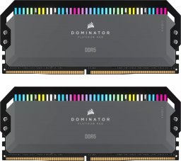 Pamięć Corsair Dominator Platinum RGB, DDR5, 64 GB, 6000MHz, CL30 (CMT64GX5M2B6000Z30)