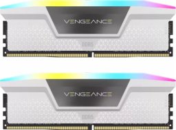 Pamięć Corsair Vengeance RGB, DDR5, 32 GB, 6000MHz, CL36 (CMH32GX5M2E6000C36W)