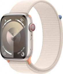 Smartwatch Apple Watch 9 GPS + Cellular 45mm Starlight Alu Sport Loop Beżowy  (MRMA3QP/A)