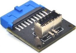 NTT System USB 19 pin - USB 20 pin, Niebieski (USB3.1FP)
