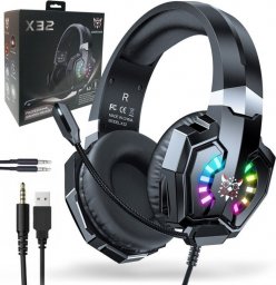 Słuchawki Onikuma X32 Czarne (ON-X32/BK)